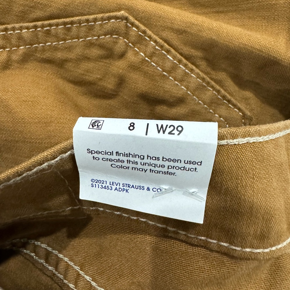 NWT Denizen From Levi’s Vintage Utility 90’s Loose Straight Leg Jeans Size 8 - Picture 5 of 6